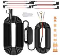 WOLFANG Kit di cavi hardwire, compatibile con telecamere da cruscotto WD02/WD03/WD04/WD05/iD100N/iD220/iD240, cavo nascosto per un'installazione ordinata, facile da installare, limitatore di tensione