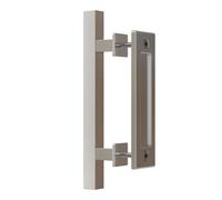 WOLFBIRD 24 cm maniglia per porta scorrevole tirando maniglia in acciaio inox doppio lato incorporato argento