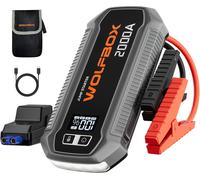 WOLFBOX Booster Avviamento Auto 2000A Avviatore Emergenza per auto/moto(7L