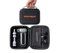 WOLFBOX Custodia rigida per spolverino elettrico MF100 [solo custodia, dispositivo non incluso], borsa da viaggio antiurto per soffiatore ad aria compressa e accessori, a prova di spruzzi