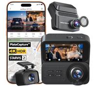 WOLFBOX K9 Pro - Telecamera da cruscotto a 3 canali, 4K+2.5K+2.5K, STARVIS | Telecamera per veicoli