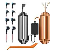 WOLFBOX Kit di Cablaggio Rigido Type-C per Telecamera da Cruscotto a Specchio G840S/G930/G840H/G850/G900, Monitor di Parcheggio con Connettori Multipli di Diverse Dimensioni