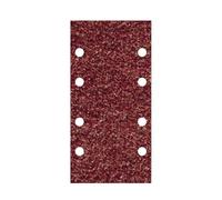 WOLFCRAFT - 10 STRISCE ABRASIVE IN VELCRO PER LEGNO E METALLO 93 X 185 MM. GRANA 120 GR. 1768000