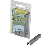 wolfcraft 1000 punti dorso largo, tipo 050, 10 mm I 7012000 I Ideali per il fissaggio di tessuti e listelli di legno sottili
