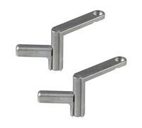 wolfcraft 2 dispositivi a serraggio rapido I 6176000 I Per il fissaggio rapido dei pezzi su tutti i tavoli con fori da 20 mm