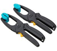 wolfcraft 2 morsetti a cricchetto MINI I 3453000 I Per dosare la forza di serraggio durante i lavori, ideale per il modellismo e i progetti fai da te