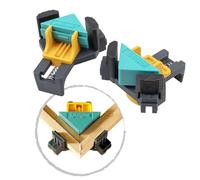 wolfcraft 2 morsetti per giunzioni ES 22 I 3051000 I Per il fissaggio rapido e semplice di tavole e cornici con angolazione a 90°, ad esempio per la costruzione di scaffali, armadietti o cornici