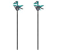 wolfcraft 2 pinze a una mano PRO Ergo - Forza di serraggio 150 kg - 8678060 - Il comodo morsetto per un utilizzo universale - 915 mm di larghezza di serraggio - Made in Europe