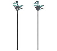 wolfcraft 2 pinze a una mano PRO - Forza di serraggio 150 kg - 8678060 - Il comodo morsetto per un utilizzo universale - 915 mm di larghezza di serraggio - Made in Europe