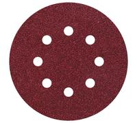 Wolfcraft 2259100 KIT carta abrasiva eccentrica a strappo, perforato Dimensione