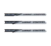 wolfcraft Set di lame per seghetti alternativi da 3 pezzi, attacco a U, 2674000