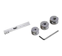 Wolfcraft 4650000 - Guida Per Fori Multipli & 2755000 Set Di 3 Stopper Di Profon