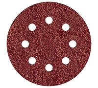 WOLFCRAFT - SET DI 5 DISCHI ABRASIVI VELCRATI PER LEGNO E METALLO DN. 125 MM. GRANA 60 GR. 2250000