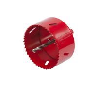 wolfcraft Sega a tazza BIM I 5485000 I Per materiali per costruzioni a secco, legno, plastica e metalli, profondità di taglio 40 mm