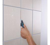 Wolfcraft 5570000 raschietto per fughe I 5570000 I Per rimuovere la malta per piastrelle NEW