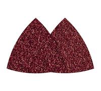 wolfcraft 5885000 Abrasivi Velcrati per Legno/Metalli, Grana 40, 60, 5 Pezzi