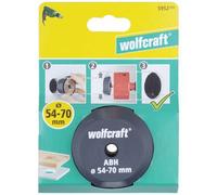 wolfcraft Guida allargafori per seghe a tazza, Ø 54-70 mm I 5952000 I Guida per seghe a tazza per l'allargamento centrato di fori esistenti