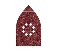WOLFCRAFT - 6 FOGLI ABRASIVI VELCRATI PER LEGNO E METALLO 107 X 142 MM. GRANA 120 GR. 1793000