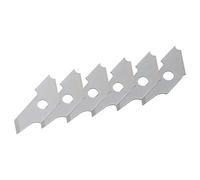 wolfcraft 6 lame, 22 mm I 5893000 I 6 lame per tagliastrisce a dischi e per allargatore