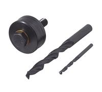 Wolfcraft 8925000-1 Set sega a tazza e punte ø 35 mm per installare rubinetti -