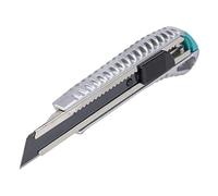 wolfcraft Cutter con lama a spezzare in metallo da 18 mm, lama nera "Profi-Sharp" I 4306000 I Per tagli di precisione su materiali duri