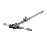 wolfcraft Binario a T con Guida per Taglio Parallelo e Marcatura | Squadra per cartongesso con battuta angolare regolabile e scala integrata per tagli di precisione. 4008000