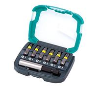 Wolfcraft Bit-box – set inserti 2976000, impronta a croce PH1-3, 6 inserti Solid, portainserto