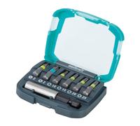 wolfcraft Bit-Box con impronta a croce (PH/PZ) / TORX (T), 7 pezzi - 2979000-6 inserti Solid di diverse dimensioni, portainserto incluso