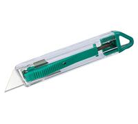 wolfcraft Cutter a lame trapezoidali con funzione di sicurezza in plastica I 4135000 I Per un taglio sicuro del cartone