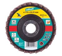 wolfcraft Dischi abrasivi a lamelle in fibra, 8422099