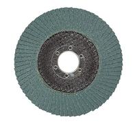 wolfcraft Disco abrasivo a lamelle Ø 115 mm, grana 80 I 5652000 I Per la levigatura grossolana di superfici metalliche