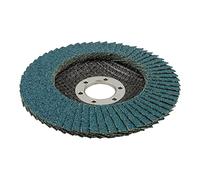 wolfcraft Disco abrasivo a lamelle Ø 155 mm, grana 40 I 5650000 I Per la levigatura grossolana di superfici metalliche