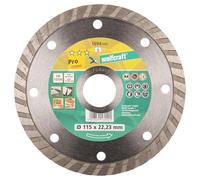 WOLFCRAFT 1694000 DISCO DA TAGLIO DIAMANTATO PRO TURBO 115 PER SMERIGLIATRICE