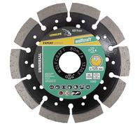 wolfcraft Disco diamantato PRO LASER universale I 8311000 I universale - ideale per calcestruzzo armato I Ø 125 mm I 10 mm