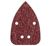 WOLFCRAFT - 10 FOGLI ABRASAVI VELCRATI PER LEGNO E METALLO 96 X 136 MM. GRANA 80 GR. 1757000