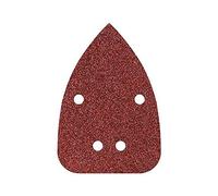 WOLFCRAFT - 10 FOGLI ABRASAVI VELCRATI PER LEGNO E METALLO 96 X 136 MM. GRANA 80 GR. 1757000