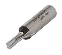 wolfcraft Fresa per scanalature HSS, 3900000Frese HSS in acciaio rapido ad alte prestazioni per la fresatura di legno duro, legno dolce e plastica