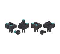 wolfcraft Ganasce con punte i lavori di verniciatura I 6166000 I Adatte per il fissaggio e la lavorazione dei pezzi