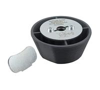 wolfcraft Guida allargafori per seghe a tazza, Ø 54-70 mm I 5952000 I Guida per seghe a tazza per l'allargamento centrato di fori esistenti