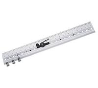 wolfcraft Guida per fori multipli I 4650000 I Dima di foratura multifunzione per spinature e file di fori per armadi