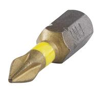 wolfcraft Inserti Torsion TiN a croce (PH 1) I 1322000 I Inserti Torsion TiN di diverse dimensioni
