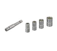 Wolfcraft Kit inserti a bussola 1/4 (6.3 mm) 5 parti 2413000