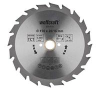 wolfcraft Lama per seghe circolari manuali TCT, serie verde I 6364000 I Tagli rapidi, medio/grossi