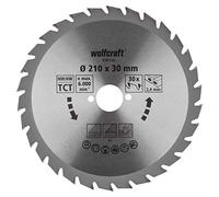 wolfcraft Lama per seghe circolari manuali TCT, serie verde I 6381000 I Tagli rapidi, medio/grossi