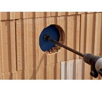 wolfcraft Mandrino Extra Lungo - 3888000 - Accessorio per seghe a tazza con filettatura 5/8"