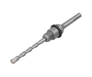 wolfcraft Mandrino SDS-Plus con punta di centraggio per seghe a tazza con placchette in metallo duro I 5428000 I Accessori per seghe a tazza con placchette in metallo