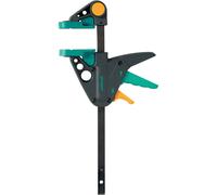 wolfcraft Morsetto a una mano PRO M, 150 mm I 3456000 I Per serrare in maniera confortevole - ideale per i progetti fai-da-te