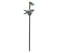 wolfcraft Morsetto a una Mano PRO L, Larghezza di Serraggio 915 mm | Profondità 100 mm, Forza 120 kg, Guida in Acciaio Temprato e Plastica Rinforzata, Ideale per Falegnameria, 3034000