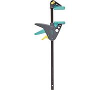 wolfcraft Morsetto a una mano PRO M, 300 mm I 3457000 I Per serrare in maniera confortevole - ideale per i progetti fai-da-te