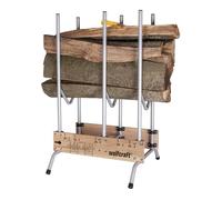 wolfcraft Multicavalletto taglialegna I 5121000 I Il multicavalletto taglialegna robusto e stabile per legna da ardere - Made in Europe